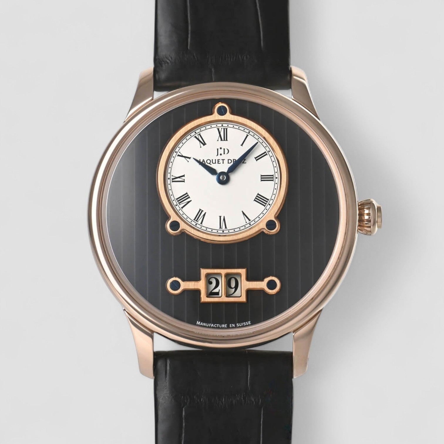 Petite Heure Minute Grande Date 43mm Mens Watch