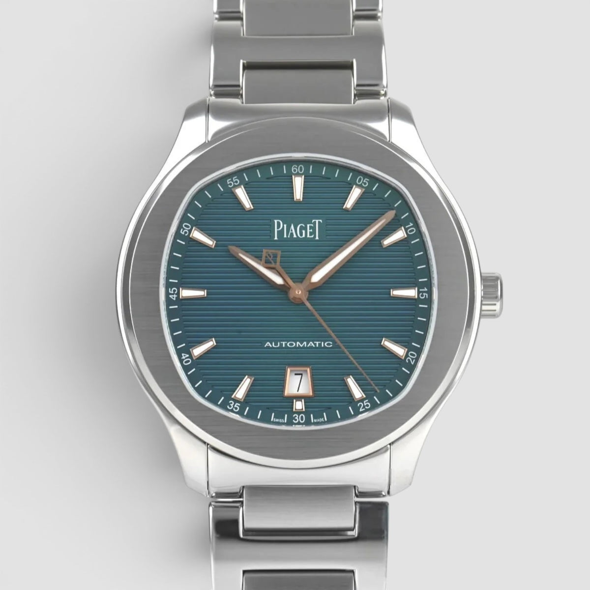 Polo 42mm Stainless Steel Green Guilloché Dial