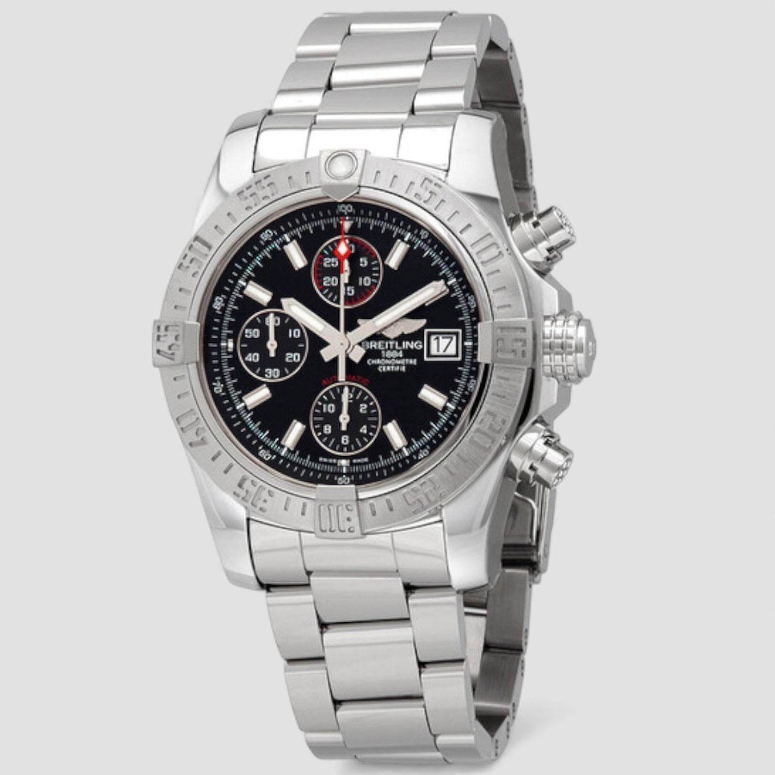 Avenger II Chronograph Automatic Volcano Black Dial Men's Watch