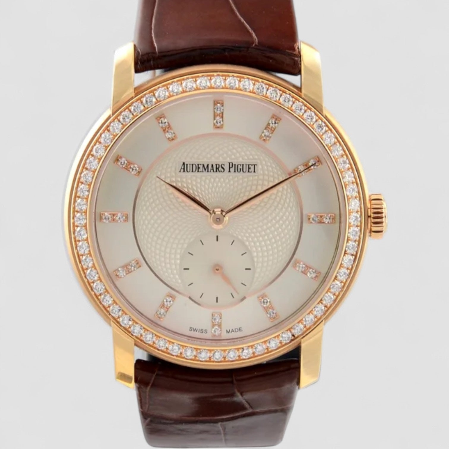 JULES AUDEMARS LADIES ROSE GOLD WITH DIAMONDS