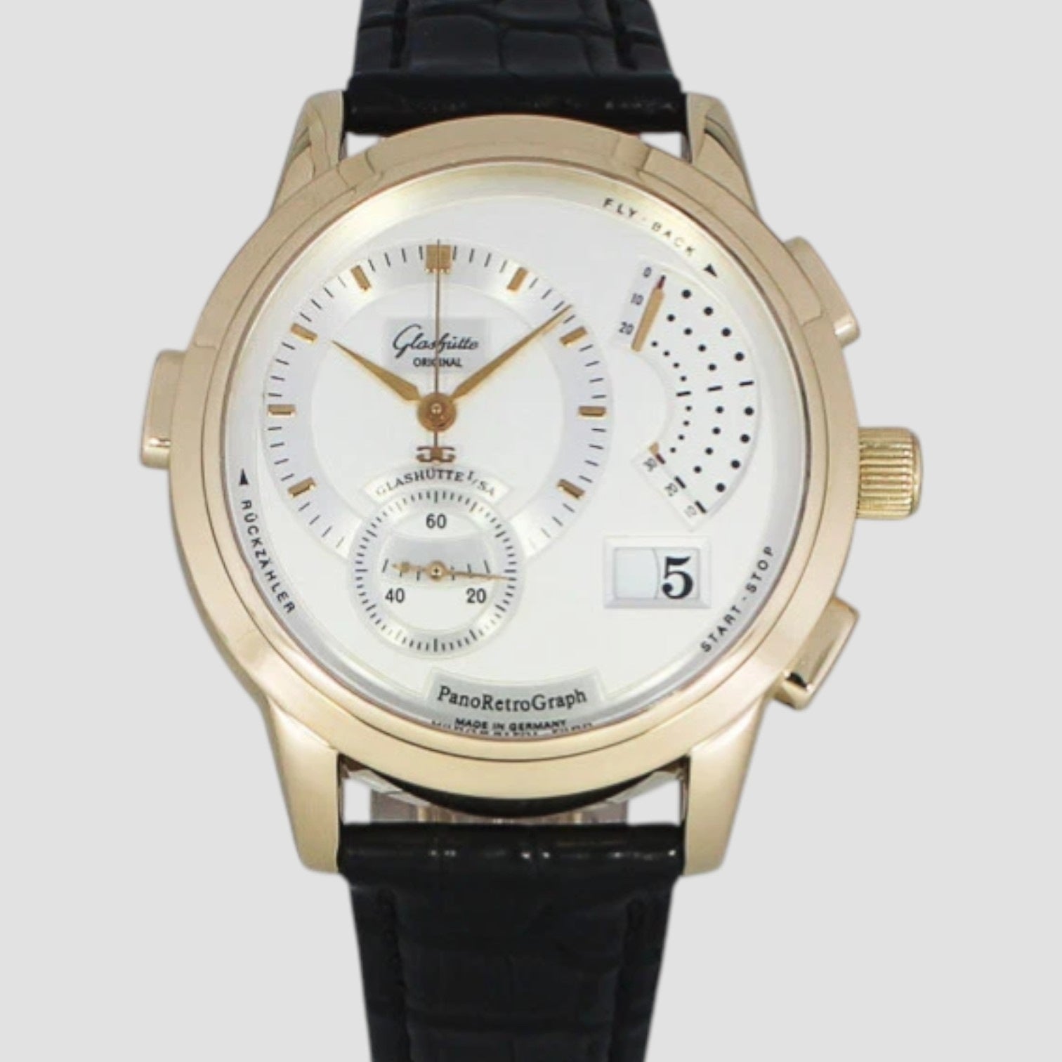 PanoRetroGraph Rose Gold
