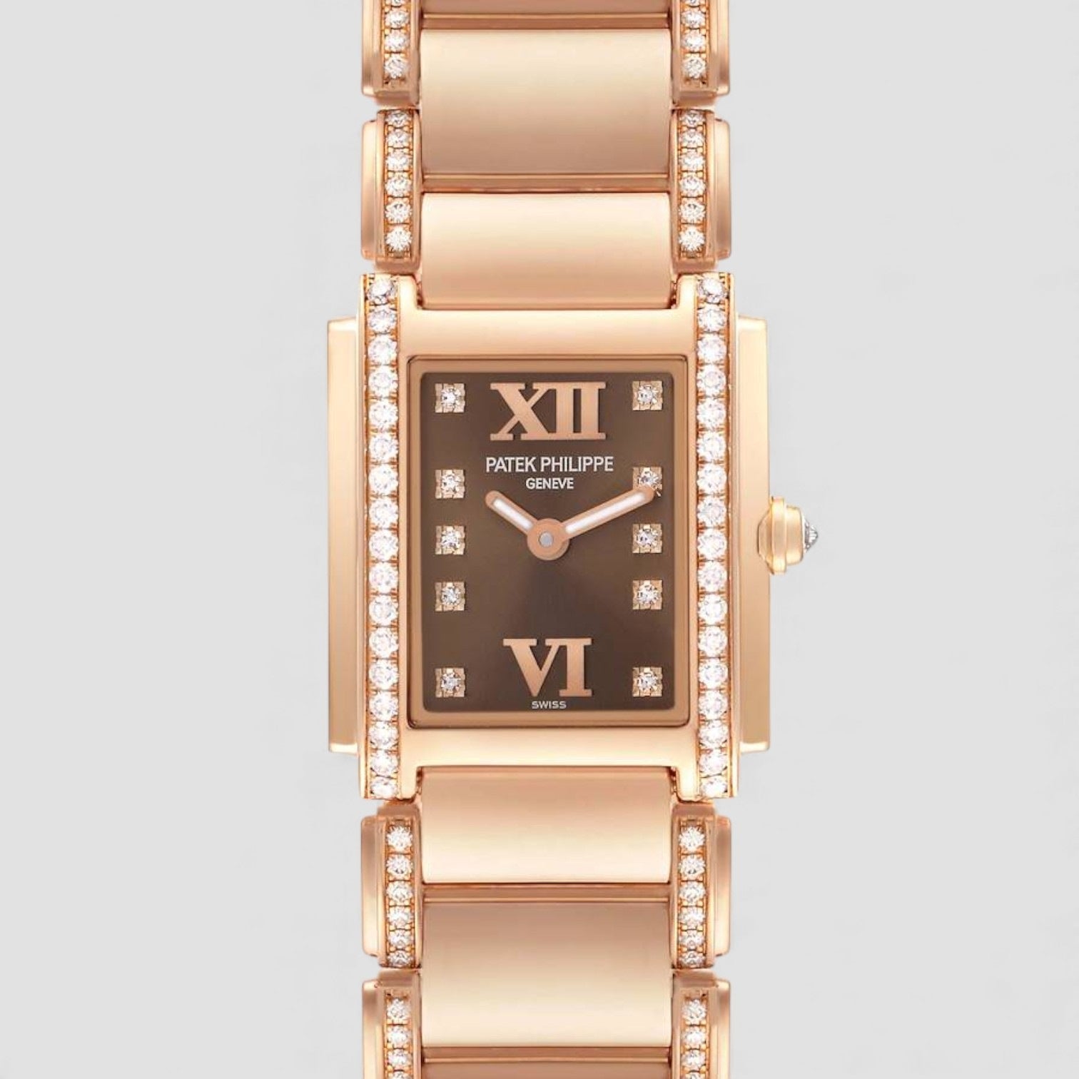 Twenty-4 Rose Gold Diamond Ladies Watch