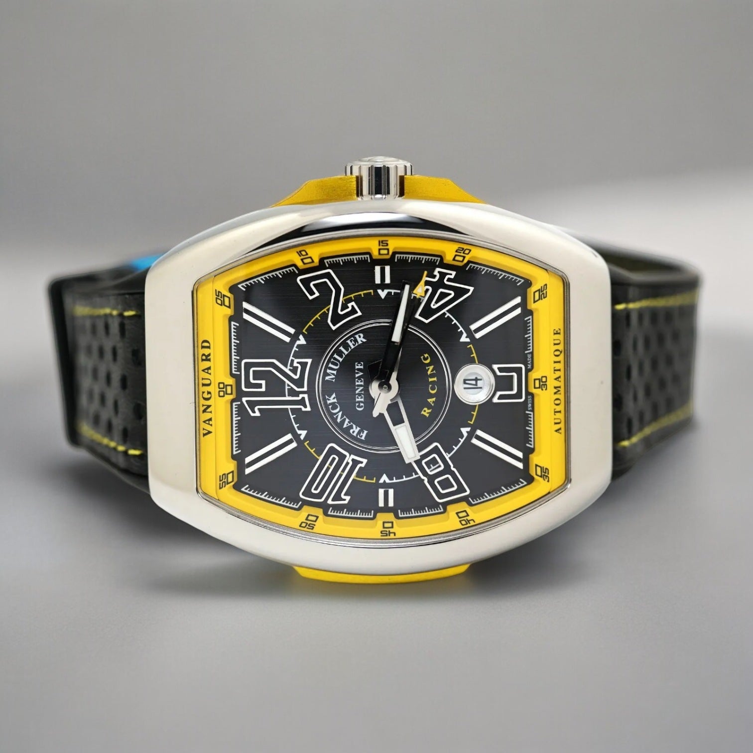 Franck Muller Vanguard Racing Yellow Wristwatch V 45 SC DT RCG JA
