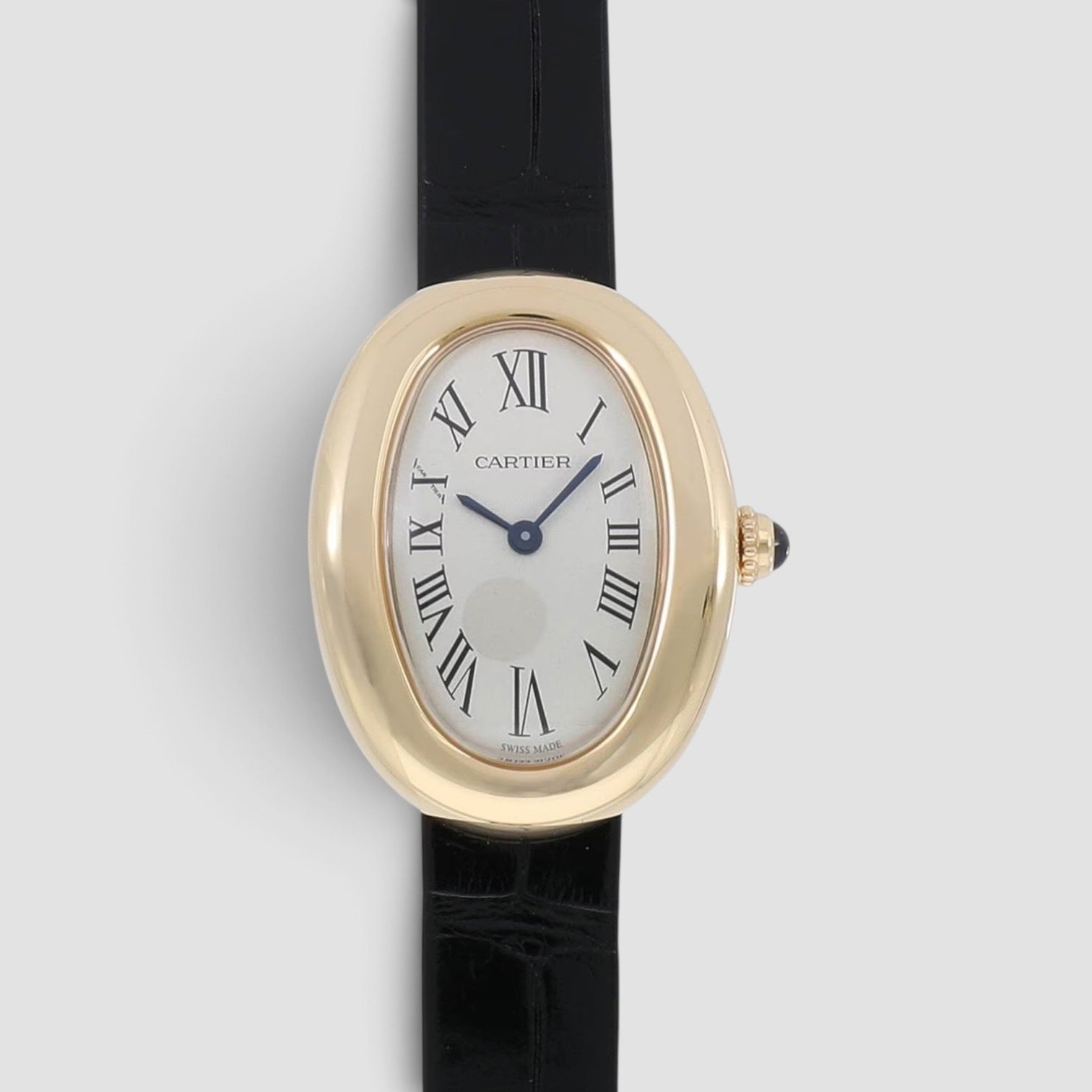 Baignoire de Cartier 31 x 23mm 18K Yellow Gold White Dial