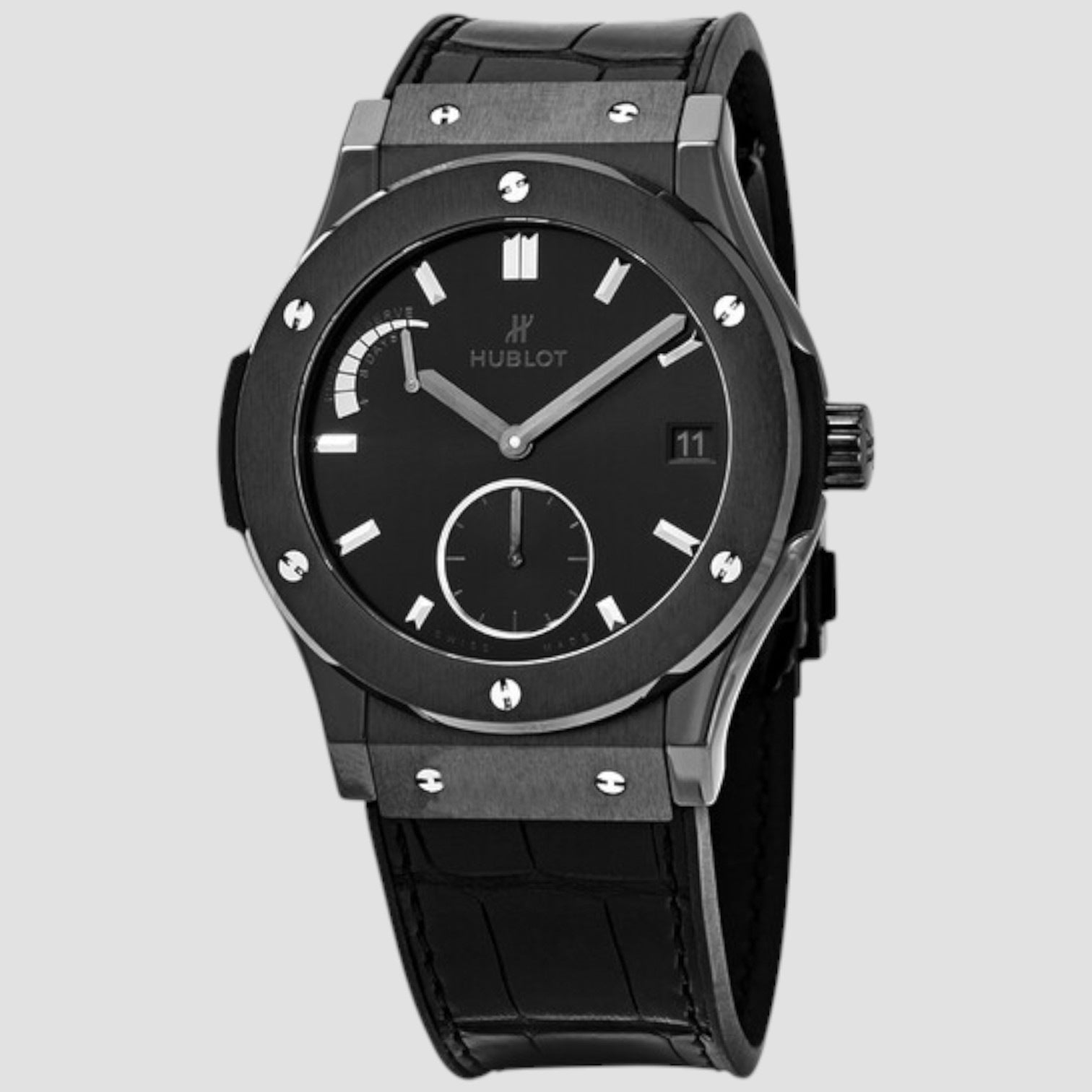 Classic Fusion Power Reserve All Black Ceramic Limited Edition Men's Watch