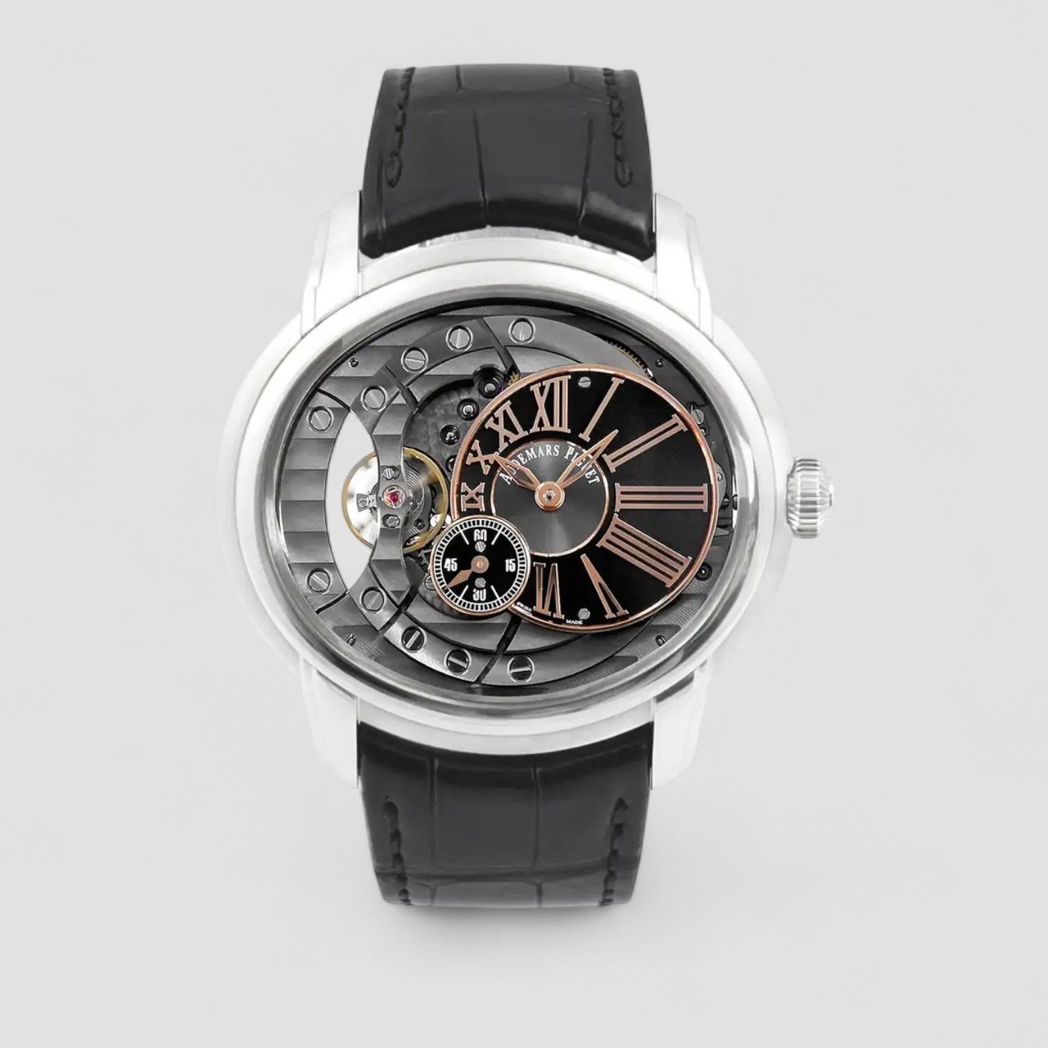 Millenary 4101 Automatic Skeleton SS / Leather