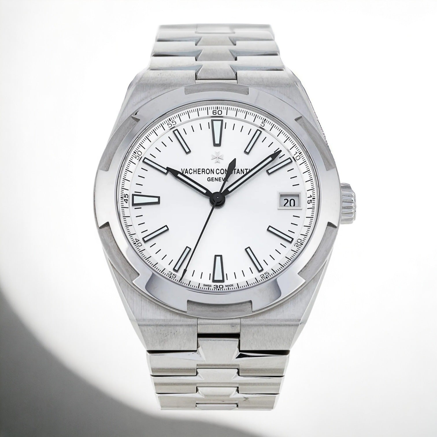 Overseas 4500v Automatic 41mm Silver Dial