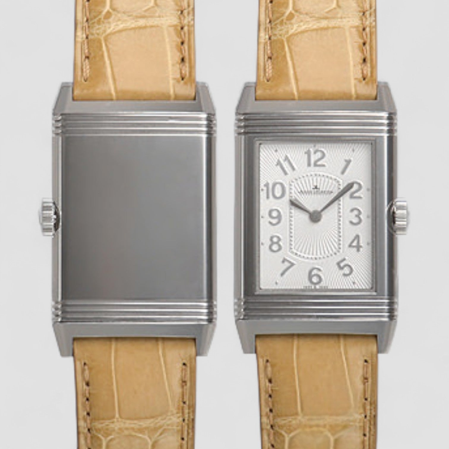 Reverso Classique Brown Leather Ladies Watch