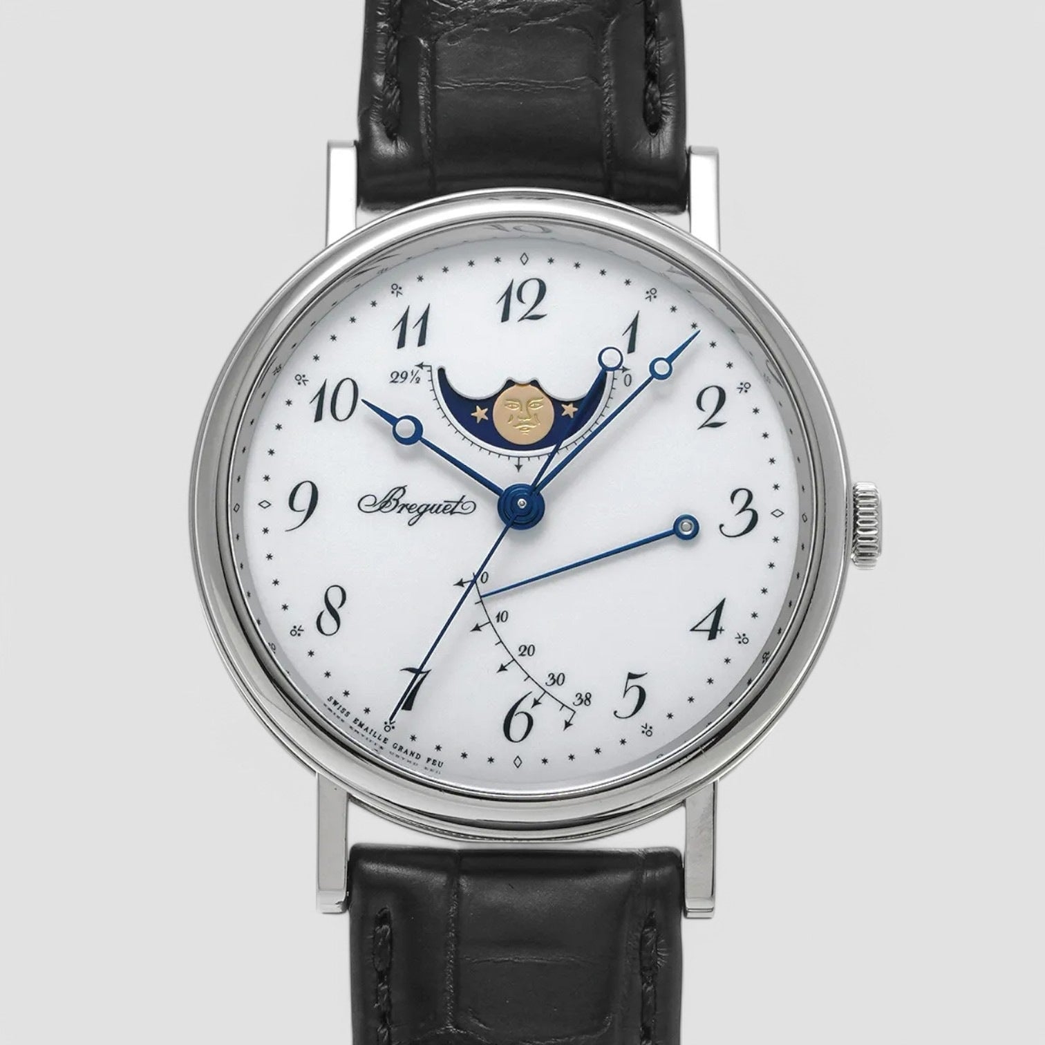 Classique Moonphase 18K White Gold