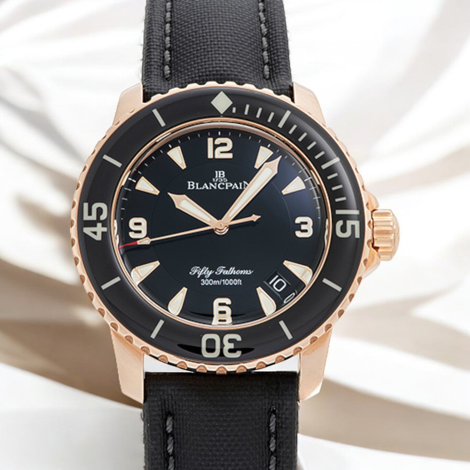 Fifty Fathoms 18K Rose Gold / Kevlar