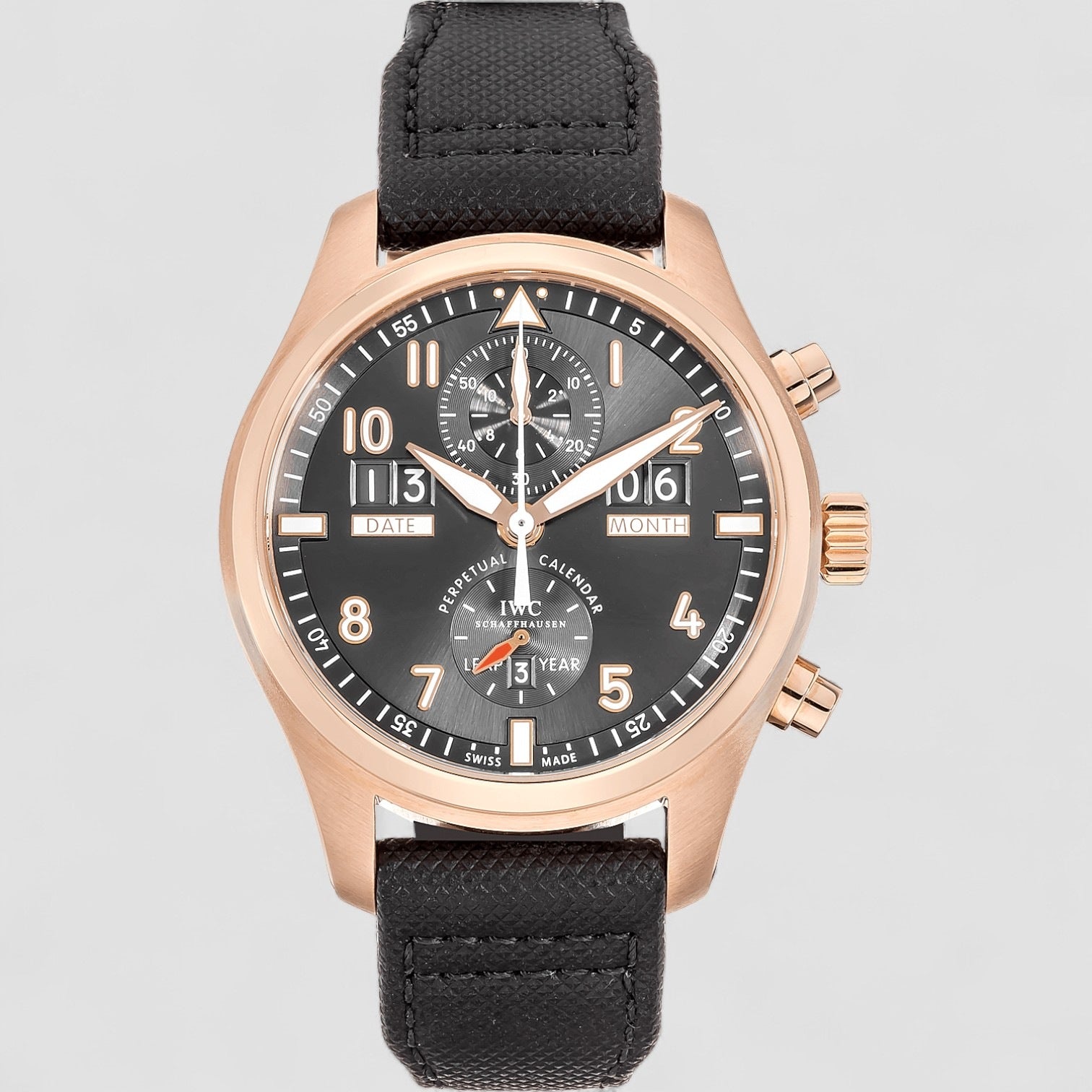 Pilot Spitfire Perpetual Calendar Digital Date 18K Rose Gold