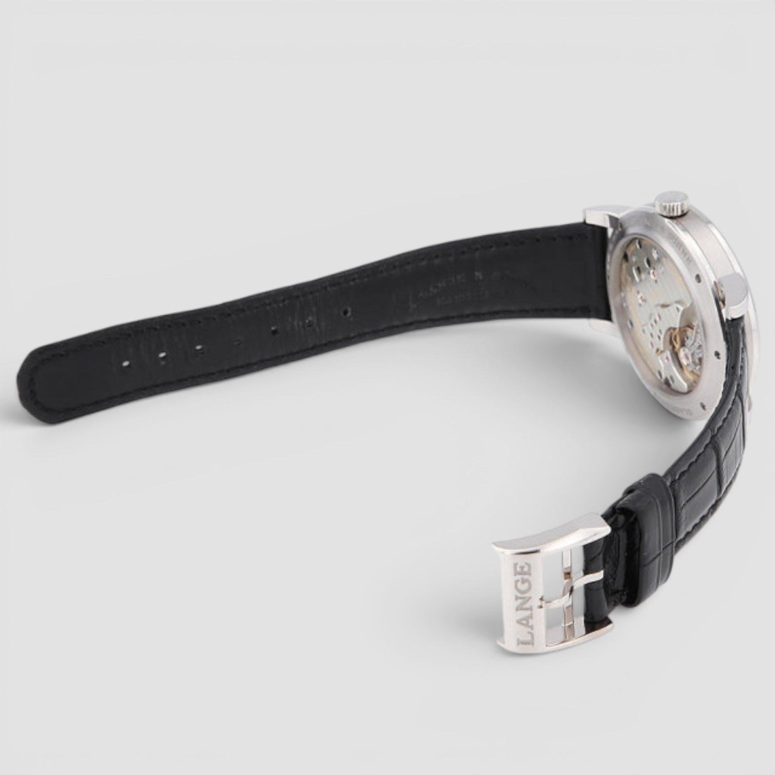 Richard Lange Boutique Edition 40.5mm 18K White Gold Silver Dial