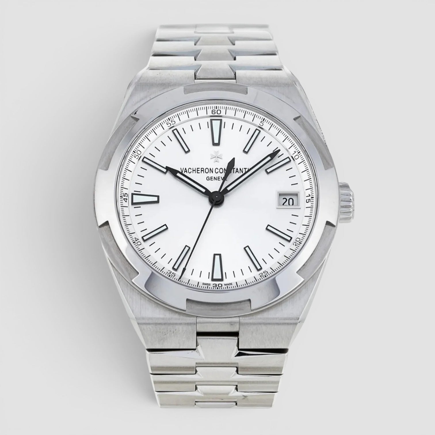 Overseas Automatic 41mm Steel Silver Dial