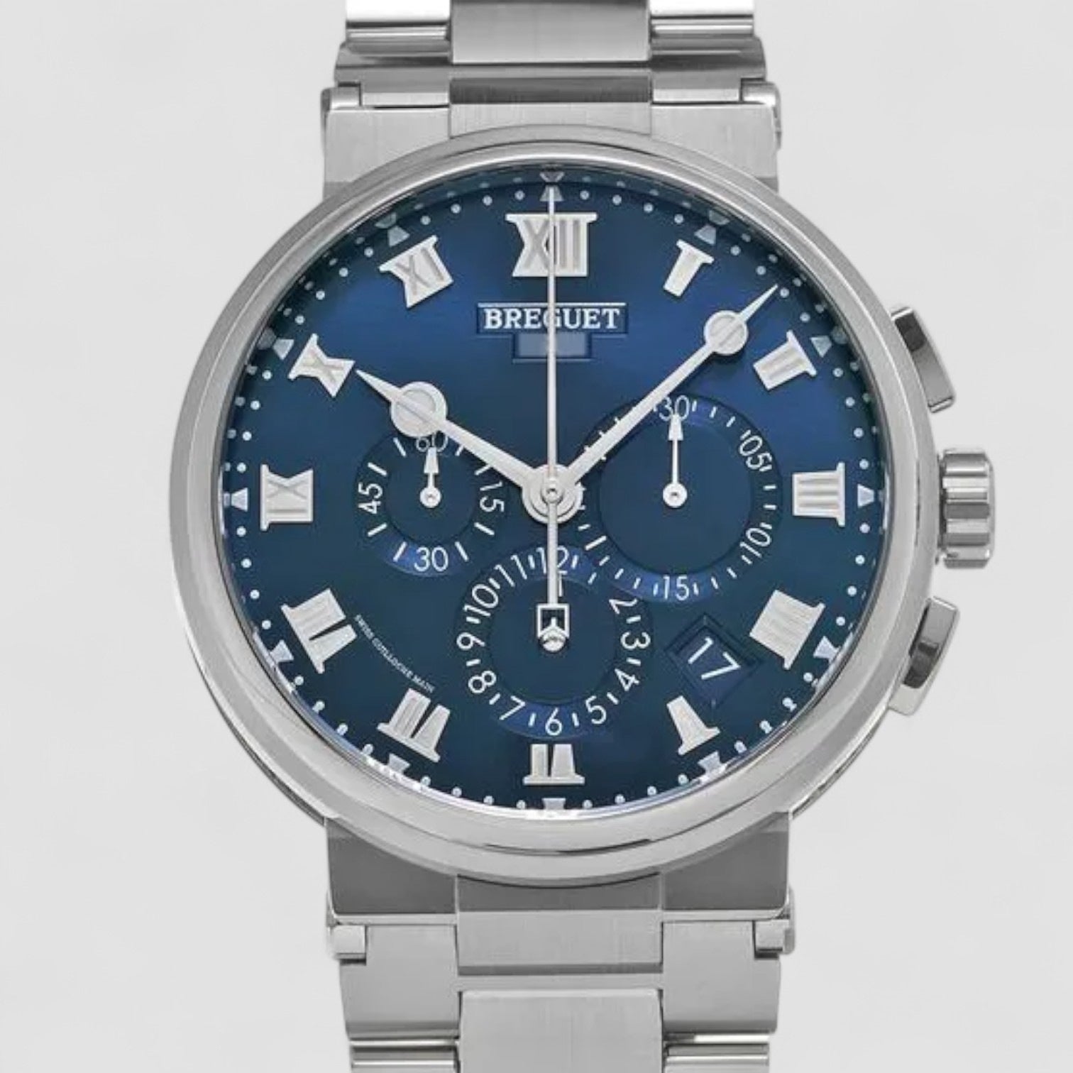 Marine Chronograph Titanium / Blue Dial 2023
