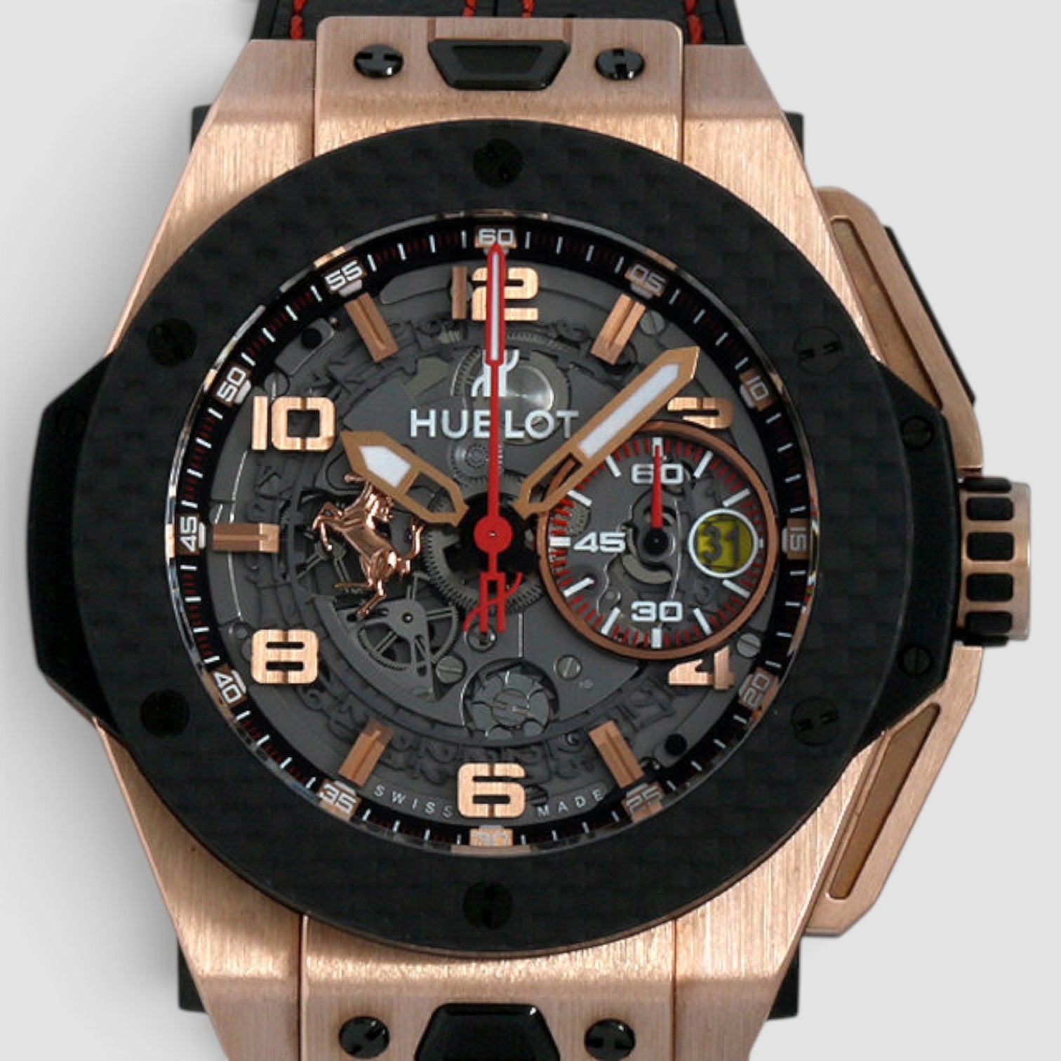 Big Bang Ferrari King Gold Skeleton 45mm