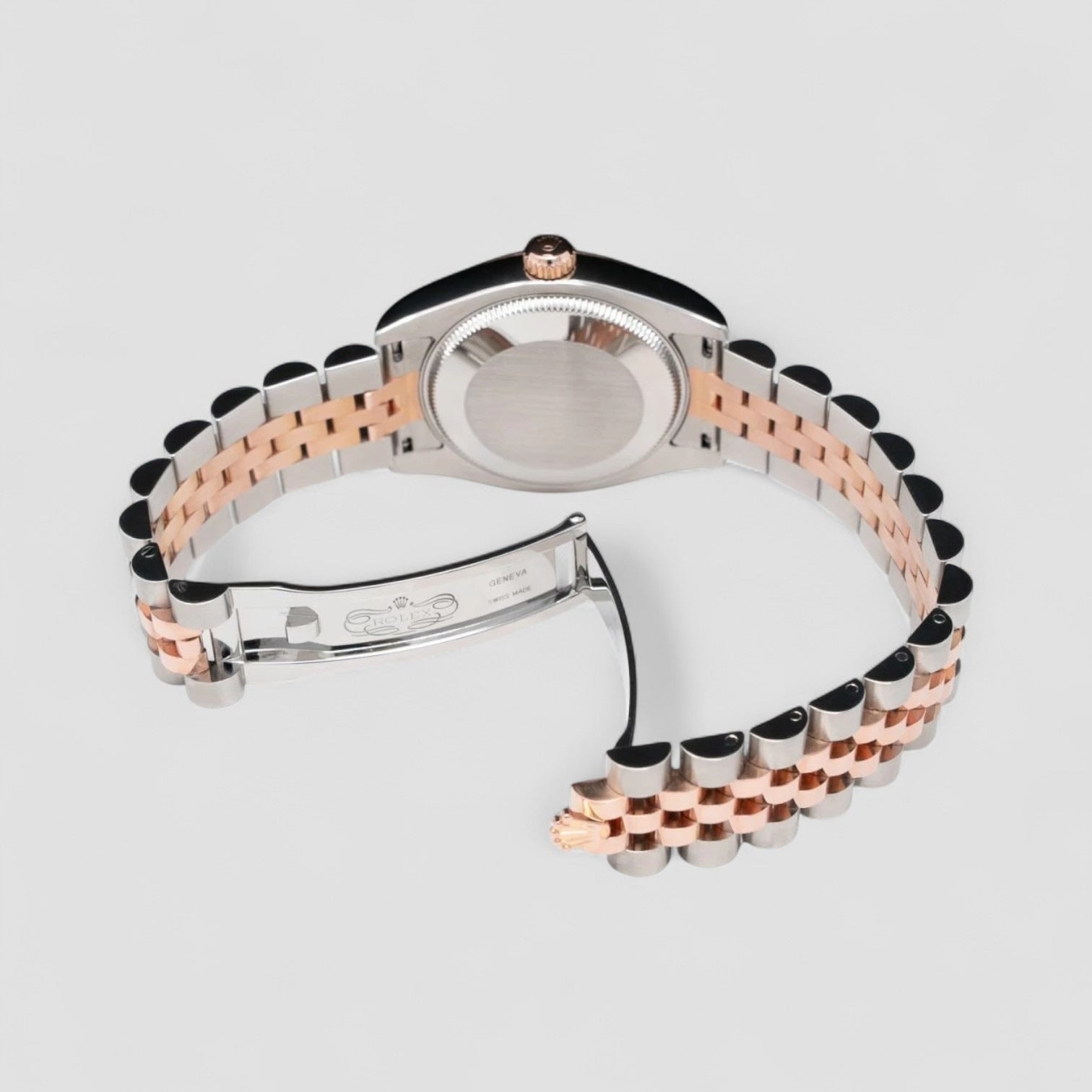 Datejust 31 White Roman Dial Steel & Rose Gold