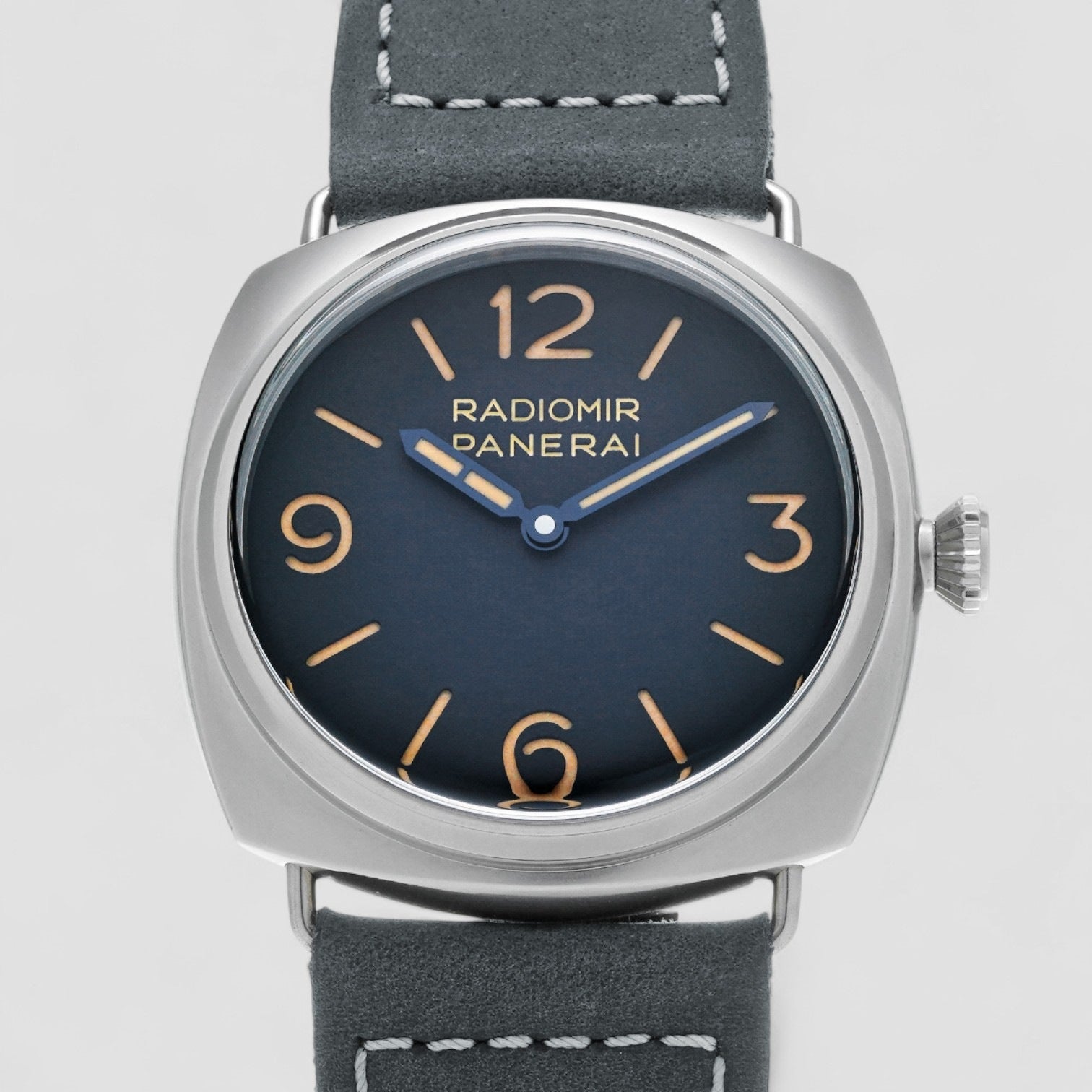 Radiomir Tre Giorni Hand Wind Blue Dial Men's Watch