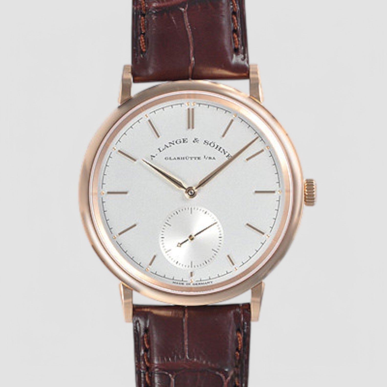 Saxonia Automatik 18K Rose Gold / Silver Dial