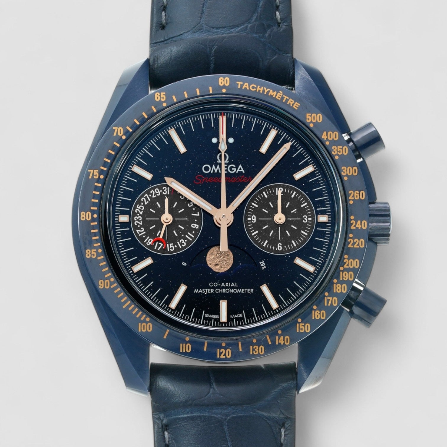 Speedmaster Professional Moonphase "Blue Side"