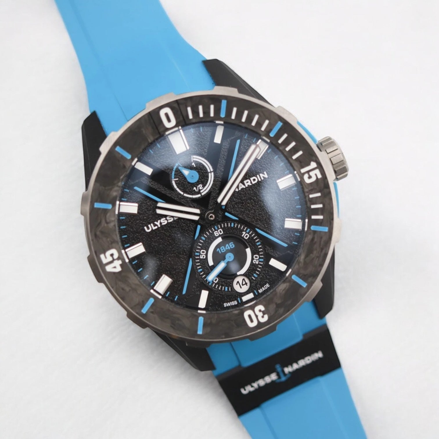 Diver NET Azure Steel Black Dial 44mm