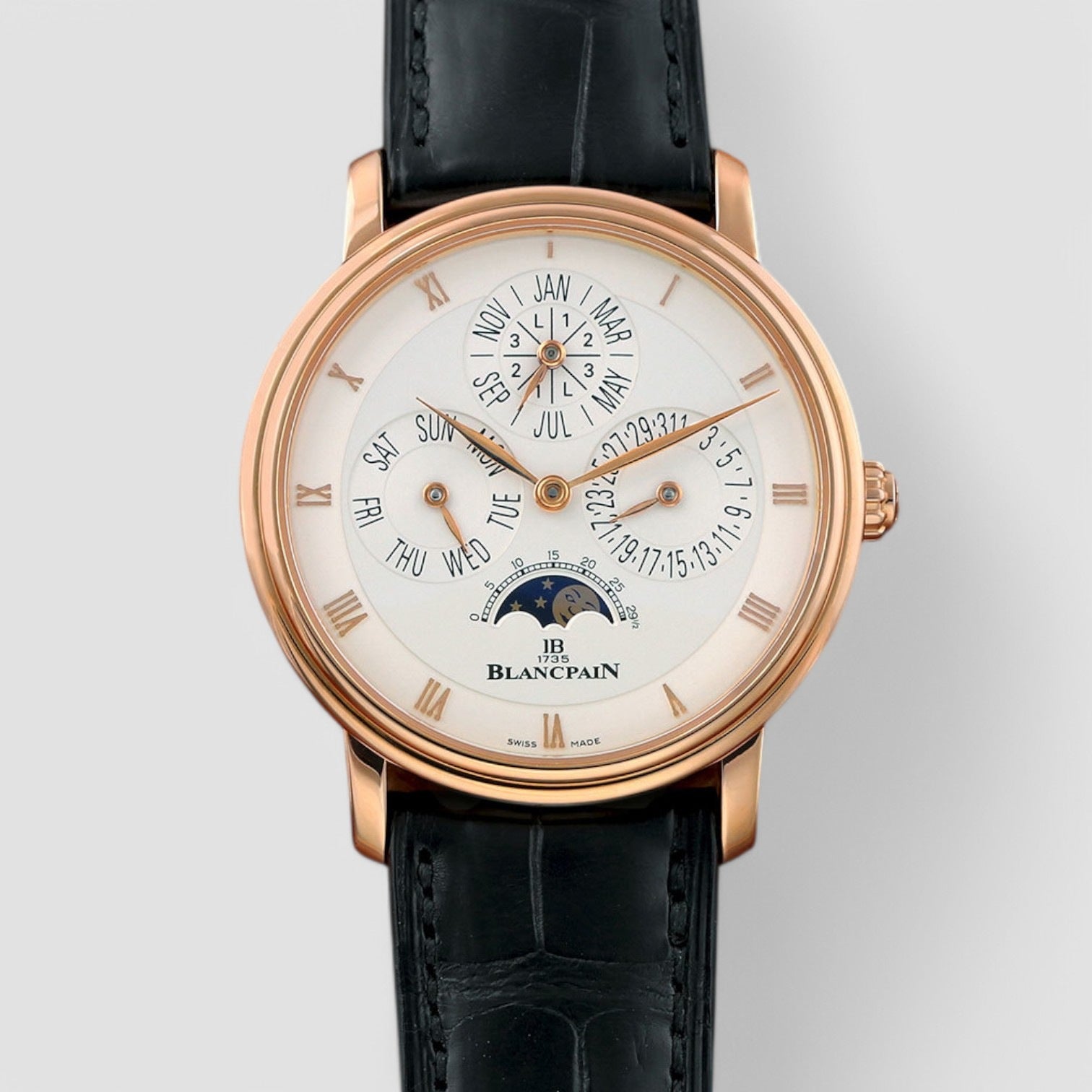 Villeret Perpetual Calendar 38mm