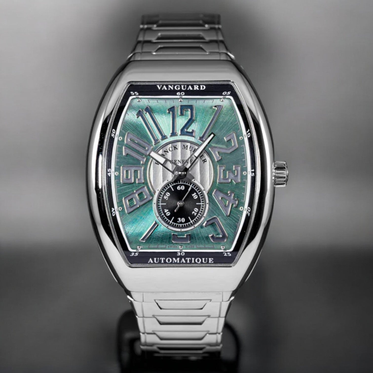 VANGUARD V41 SLIM VINTAGE SMALL SECOND MINT GREEN DIAL