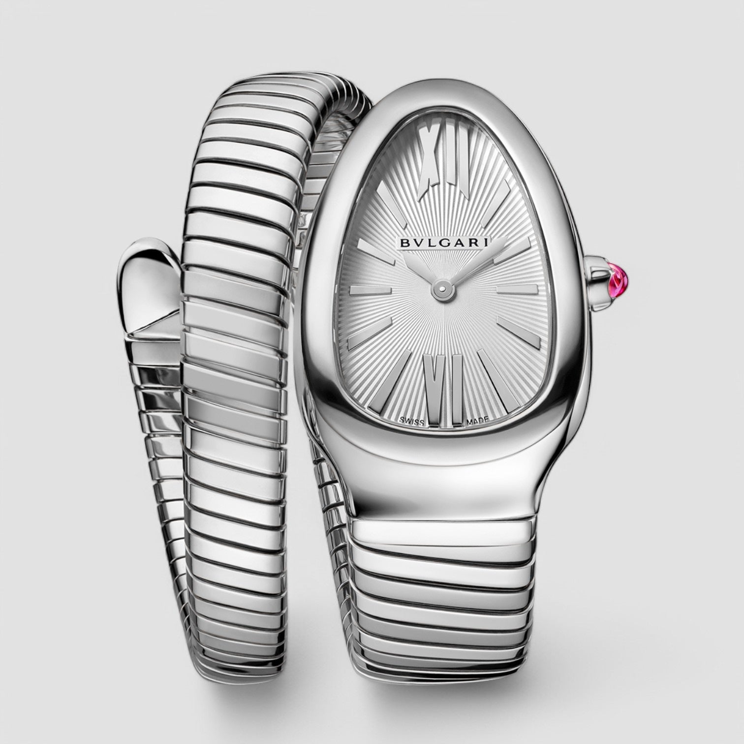 Serpenti Tubogas Quartz White Dial Ladies Watch