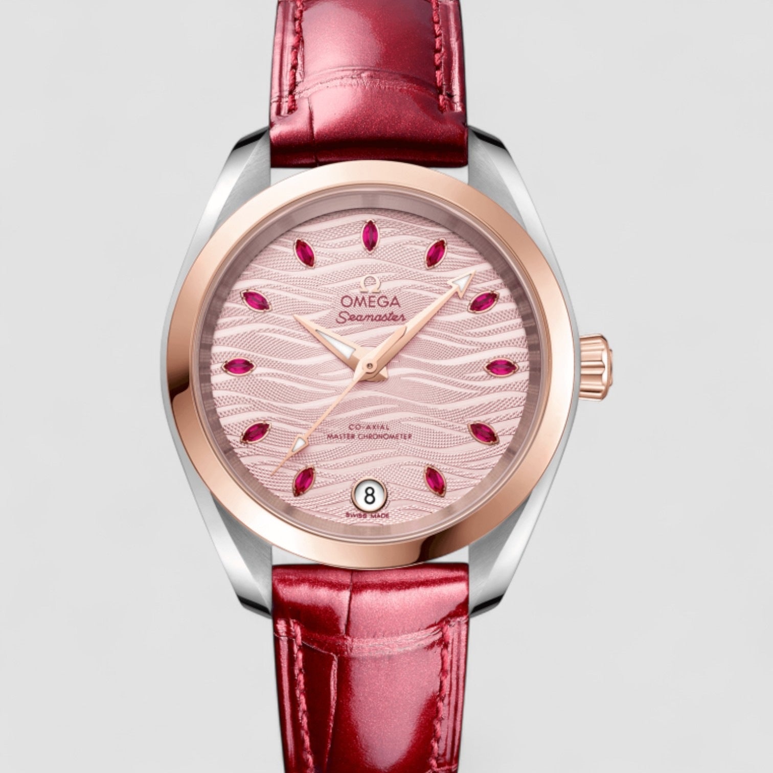Seamaster Automatic Chronometer Pink Dial Ladies Watch
