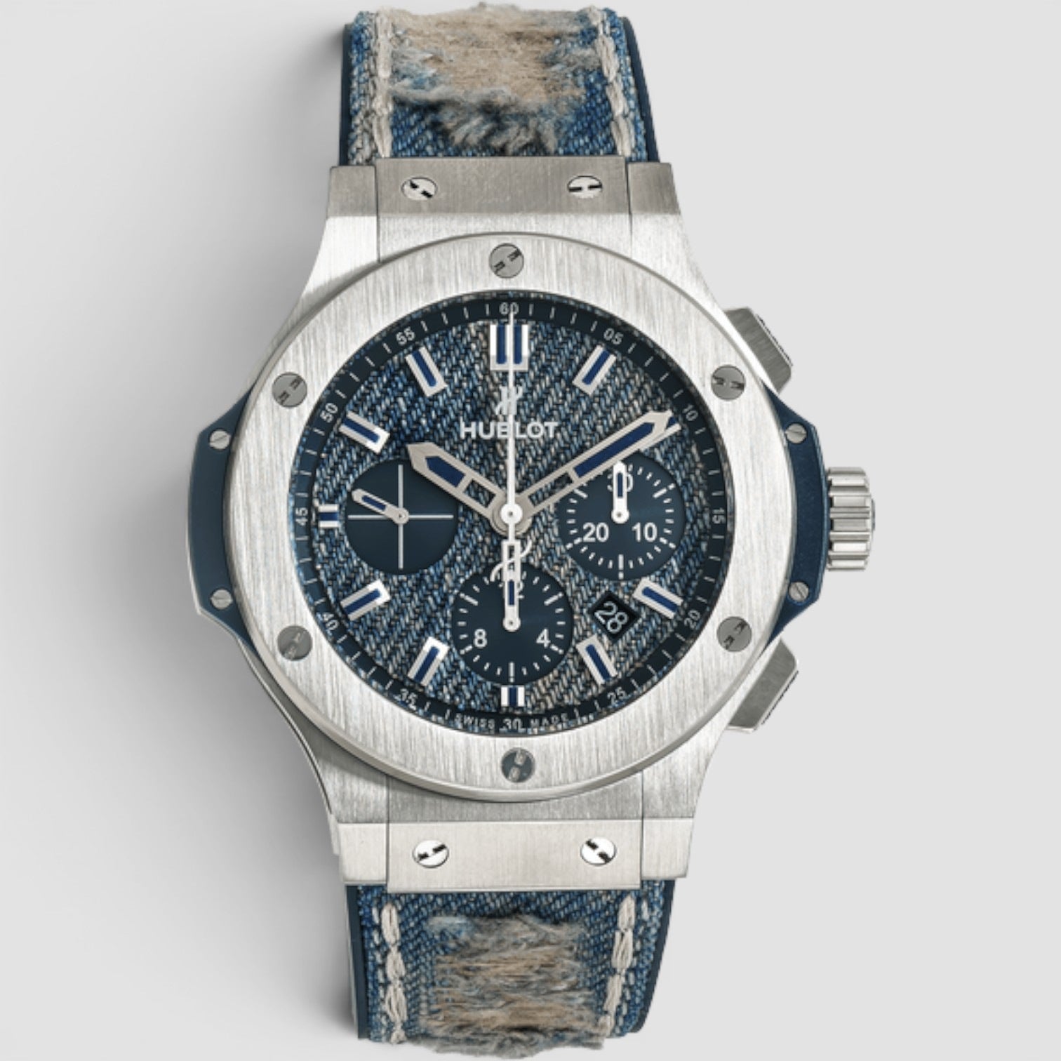 Big Bang Jeans Chronograph 44mm Blue Dial