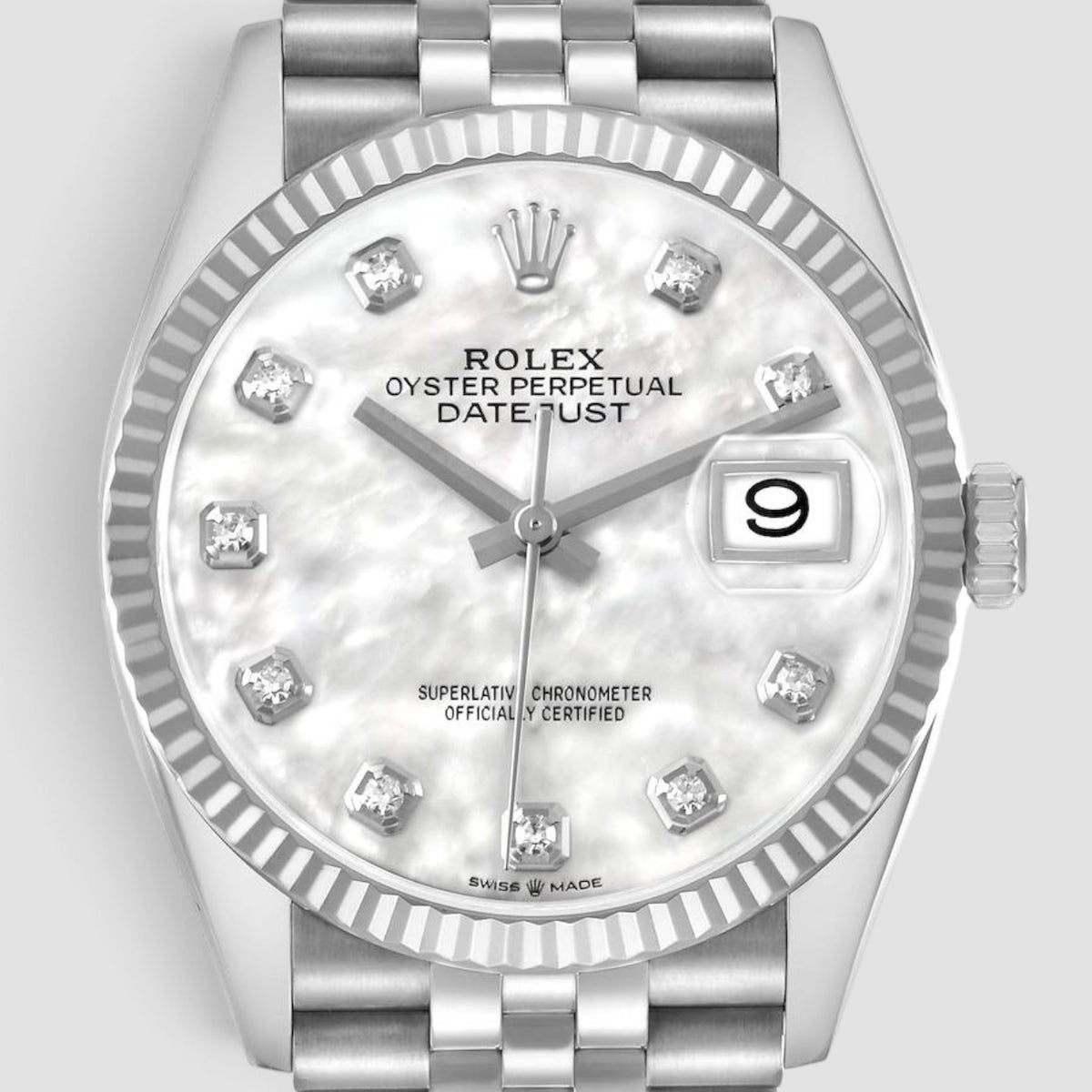 Datejust 36 Mother-of-Pearl Diamond Dial Jubilee