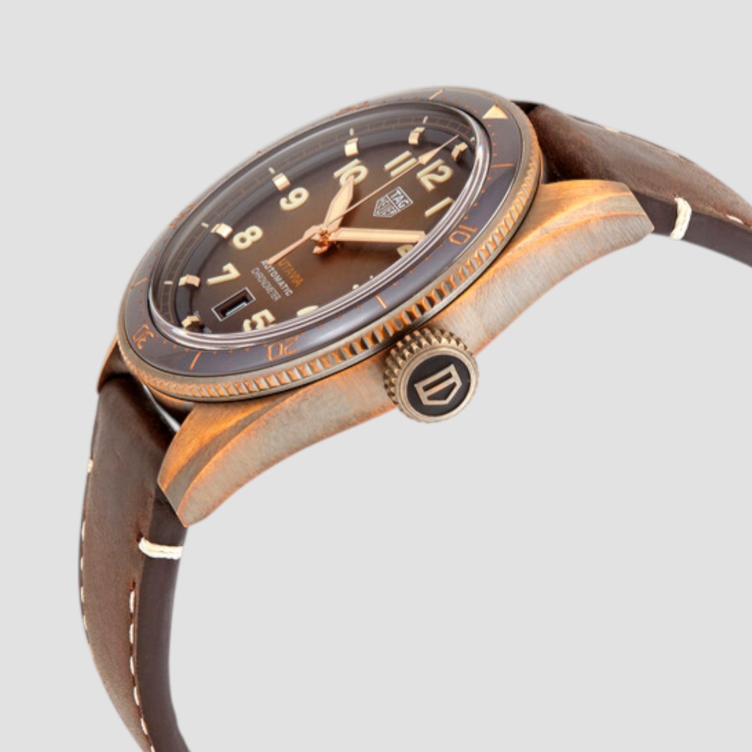 Autavia Automatic Brown Dial Men's Watch