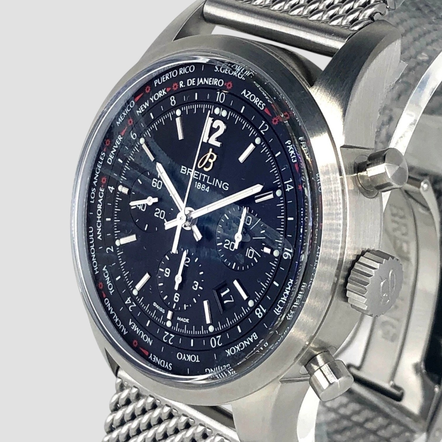 Transocean Unitime Pilot Men's Luxury Watch