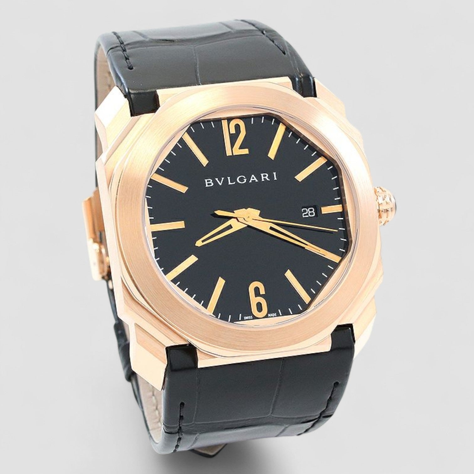 Octo Solotempo Black Dial Automatic Men's Watch