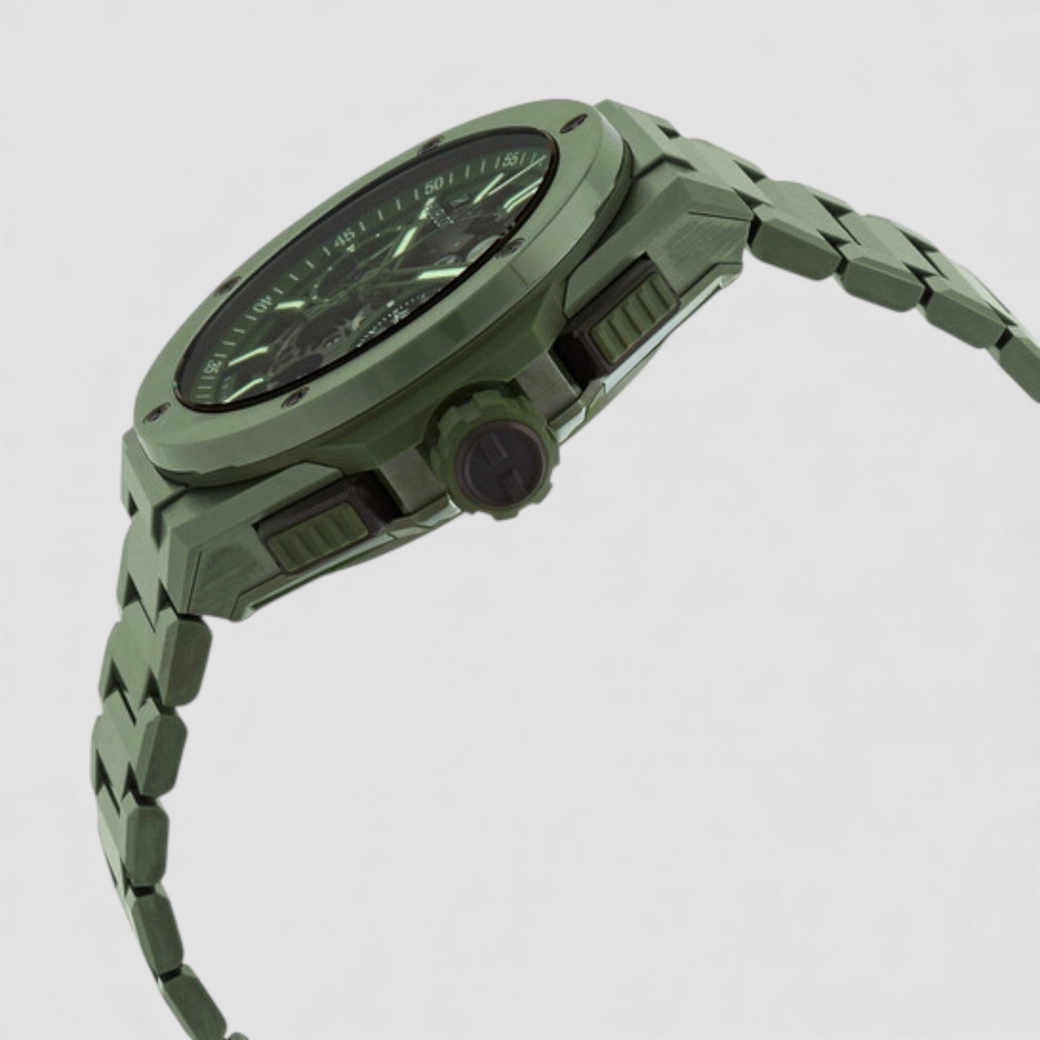 Big Bang Green Ceramic Chronograph Automatic Men's Watch