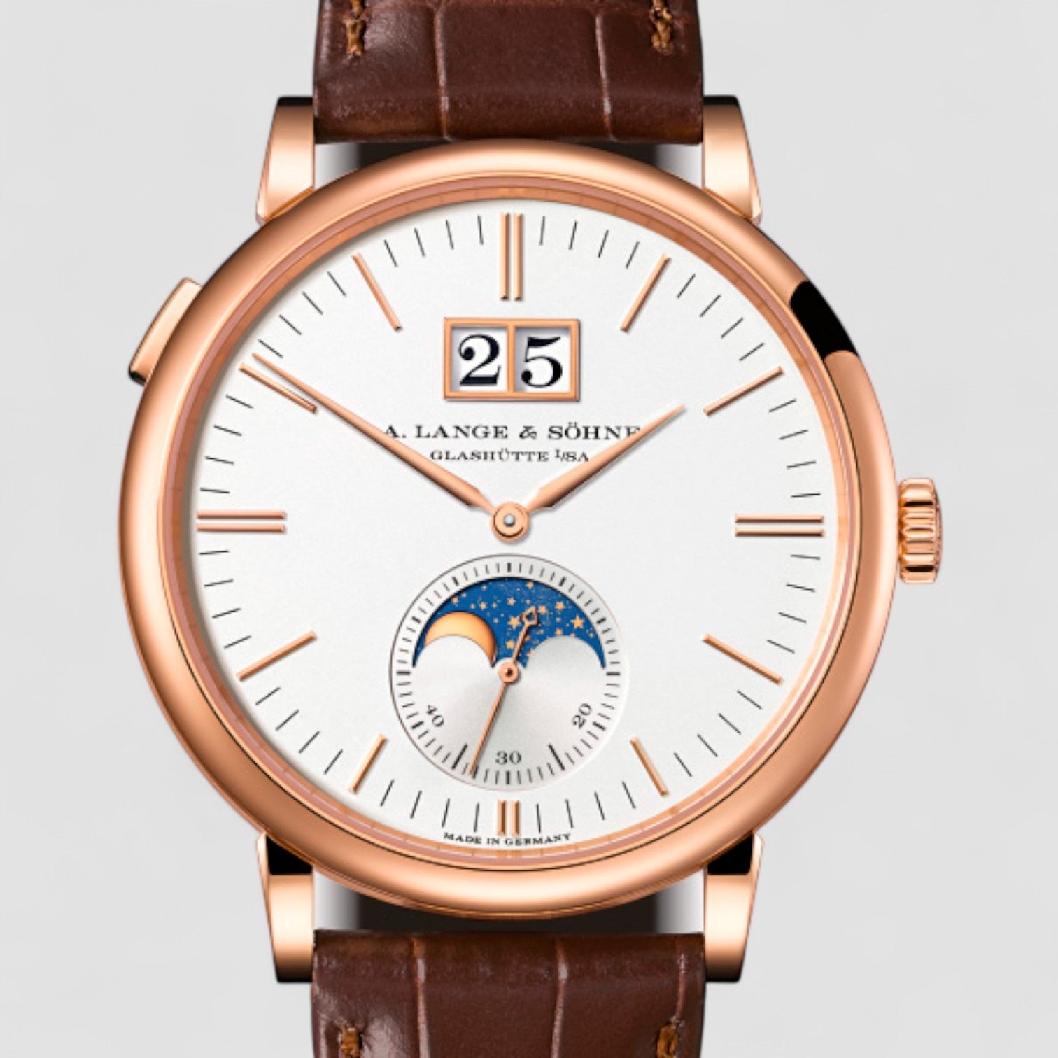 Saxonia Automatic Moon Phase Men's Watch 40mm