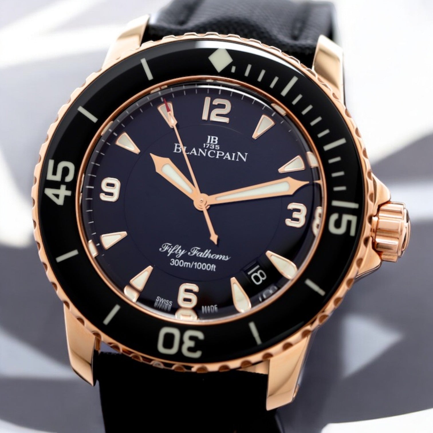 Fifty Fathoms 18K Rose Gold / Kevlar