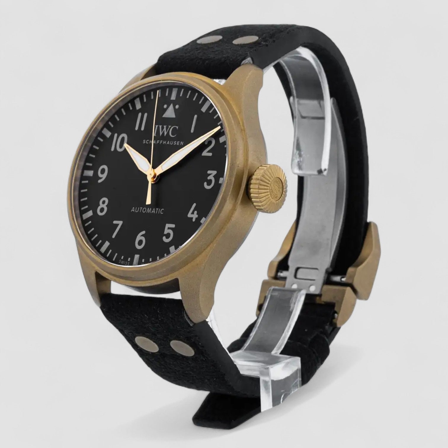 Big Pilot Black/Leather Ø43 mm