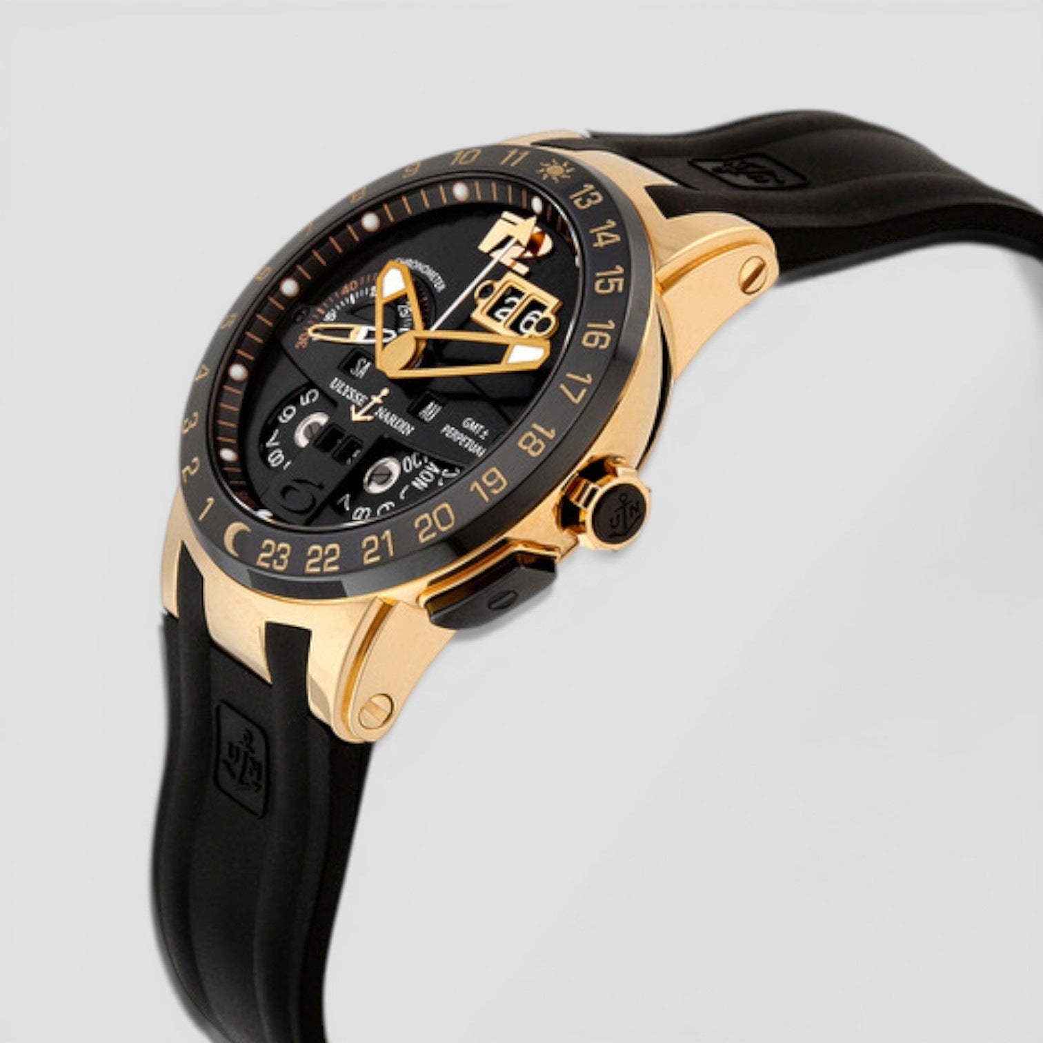 El Toro Perpetual Calendar Black Dial Men's Watch