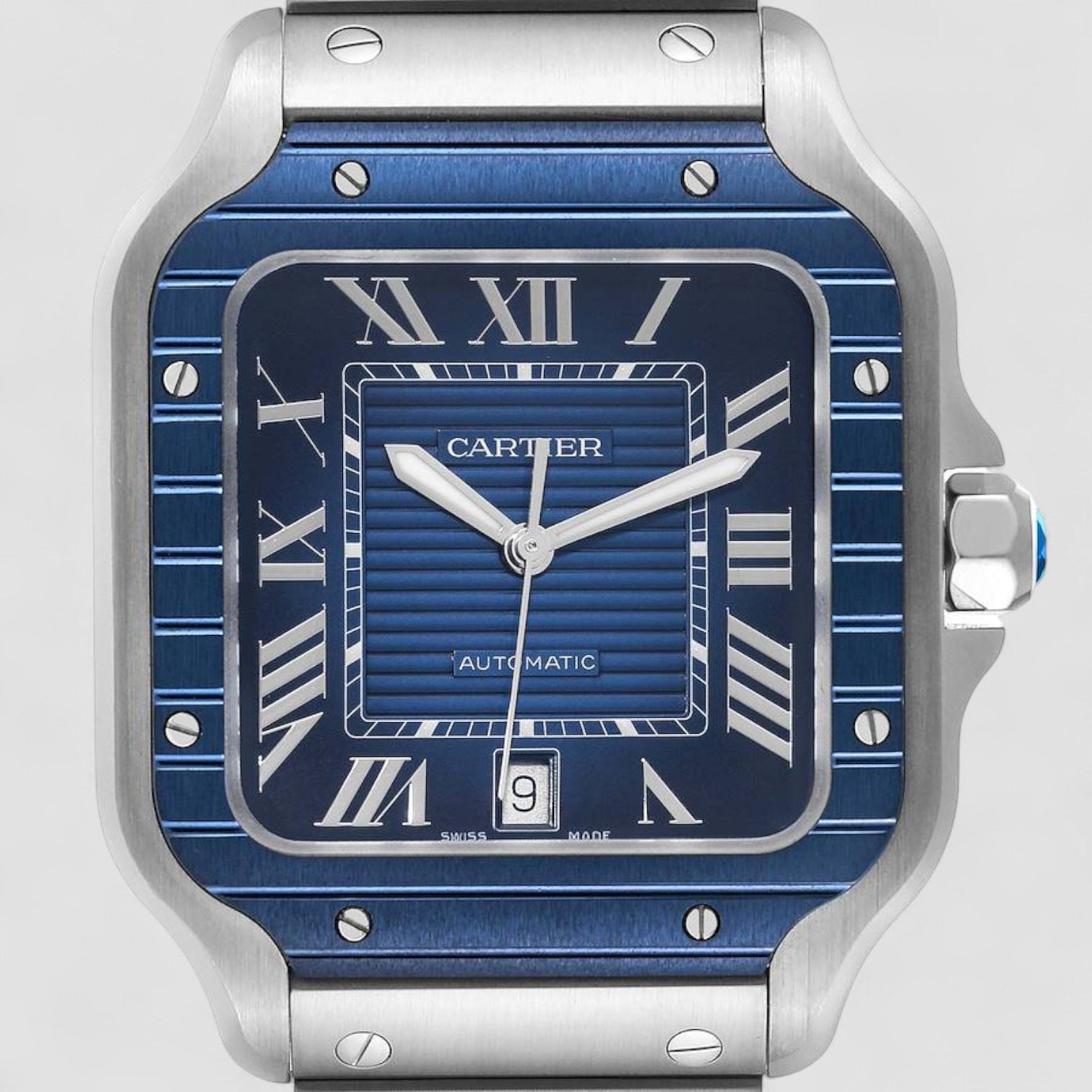Santos De Cartier Blue Dial