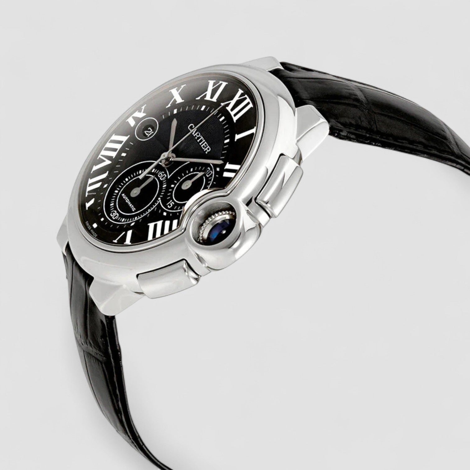 Ballon Bleu Gray Flinque Dial Men's Watch
