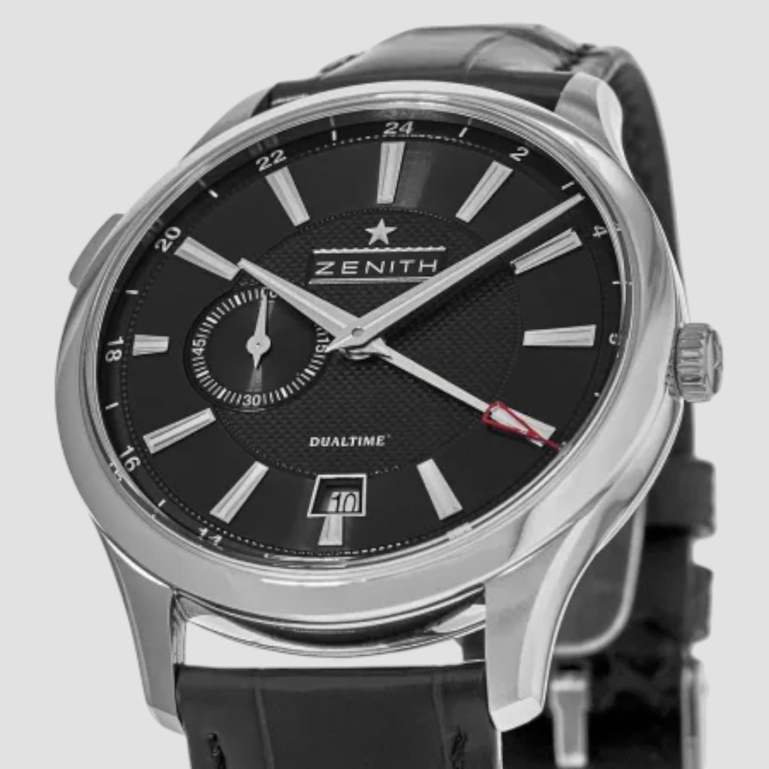 Captain Dual Time Automatic Grey Dial Men's Watch