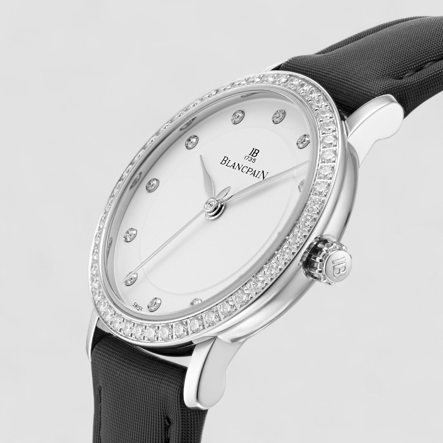 Villeret Ultraplate Steel White Diamond Dial