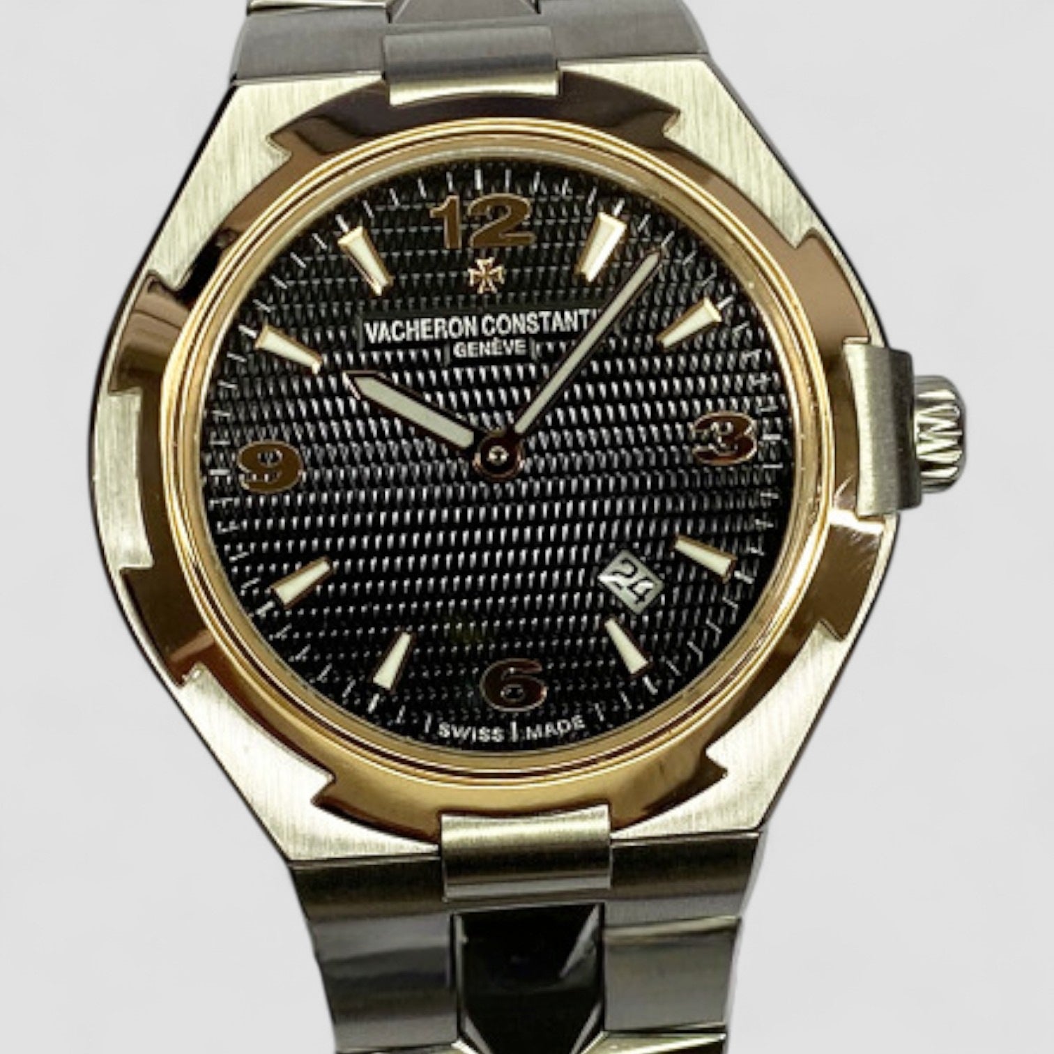 Overseas 18k Rose Gold Ladies 34mm