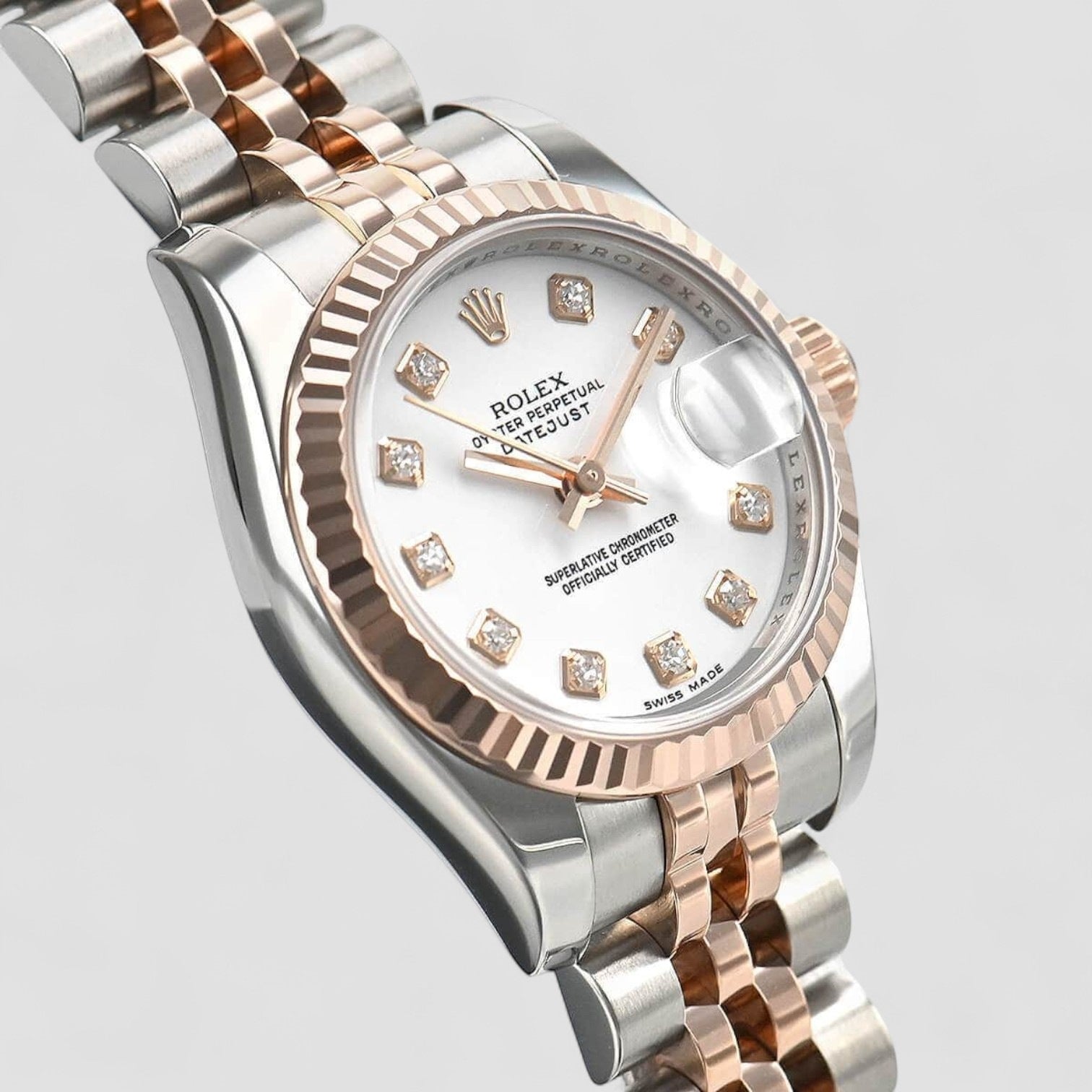 Lady-Datejust 26 WHTDJ White Diamond Rose Gold