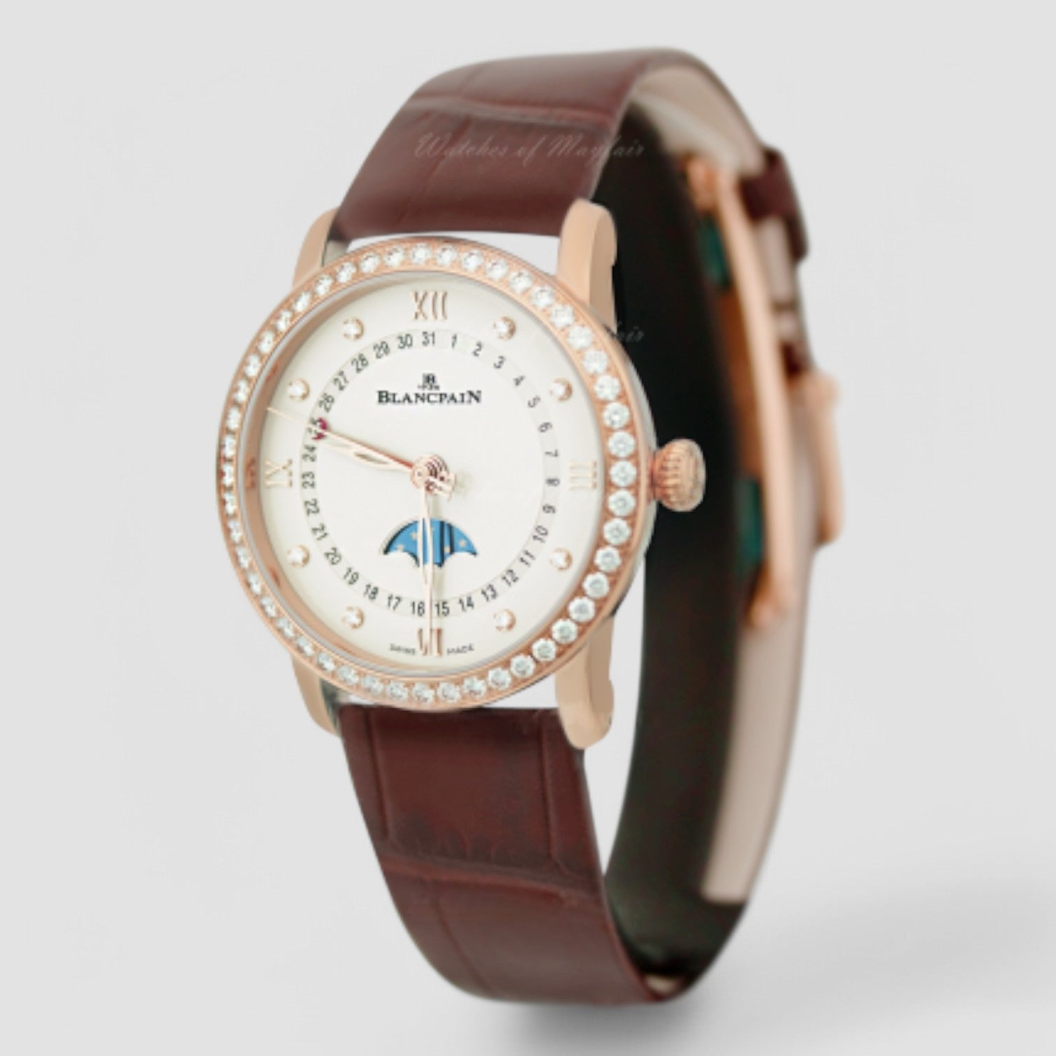 Villeret Quantieme Phases de Lune 33.2mm Ladies Watch