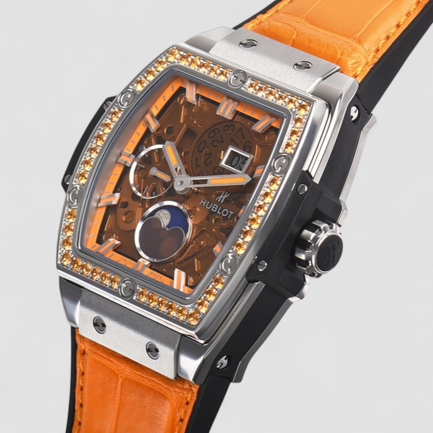 Spirit of Big Bang Moonphase Titanium Orange 42 mm