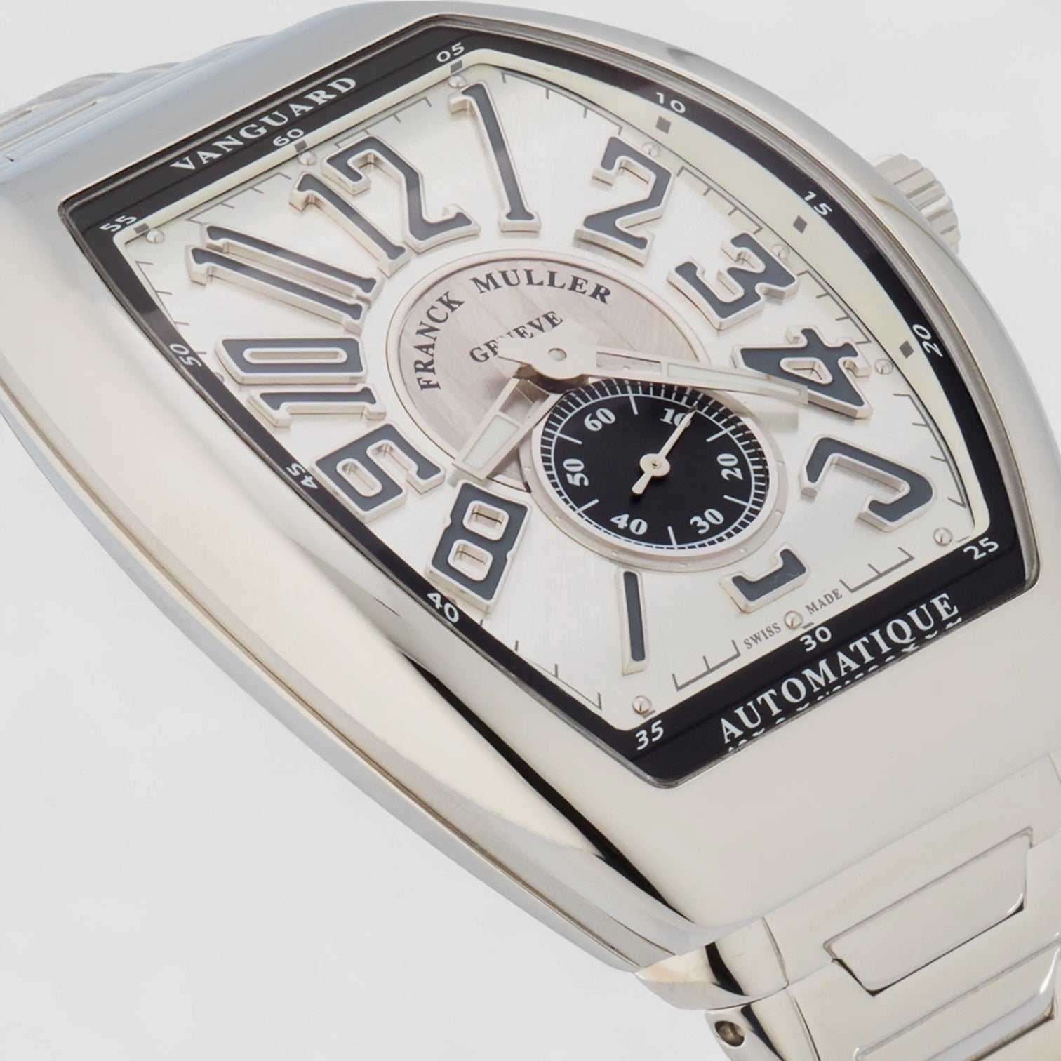 VANGUARD V41 SLIM VINTAGE SMALL SECOND MINT SILVER DIAL