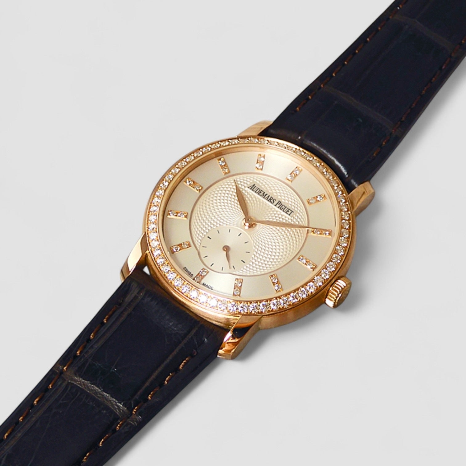JULES AUDEMARS LADIES ROSE GOLD WITH DIAMONDS