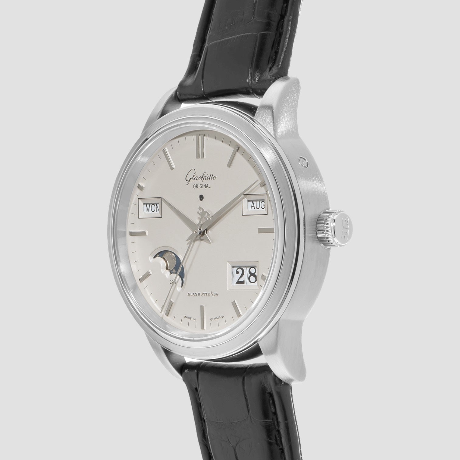 Senator Perpetual Calendar SS White Dial