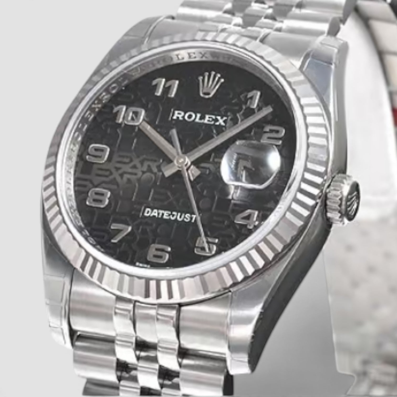 Datejust 36 black computer arabic dial jubilee